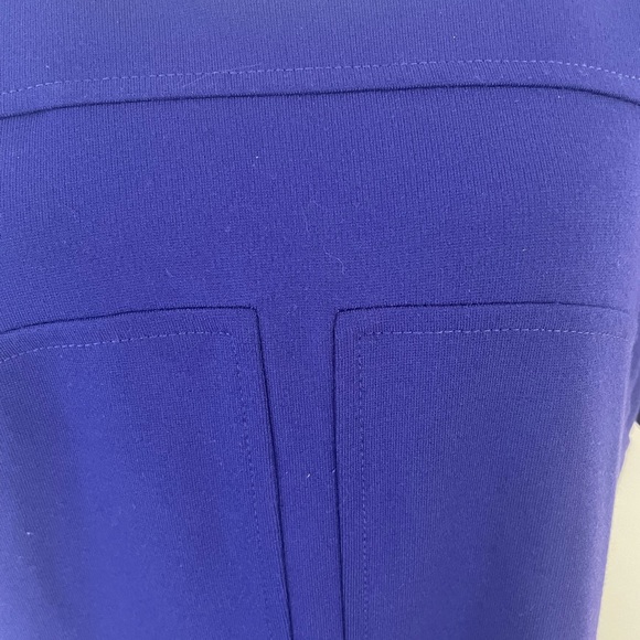 Adrienne Vittadini Rich Blue /purple Midi Dress - Picture 3 of 10